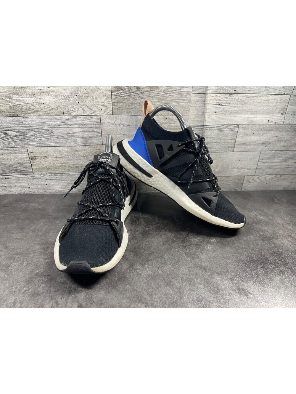 Adidas Arkyn Core Running Shoes Sneakers Women 6.5M Black Blue Athletic CQ2749
